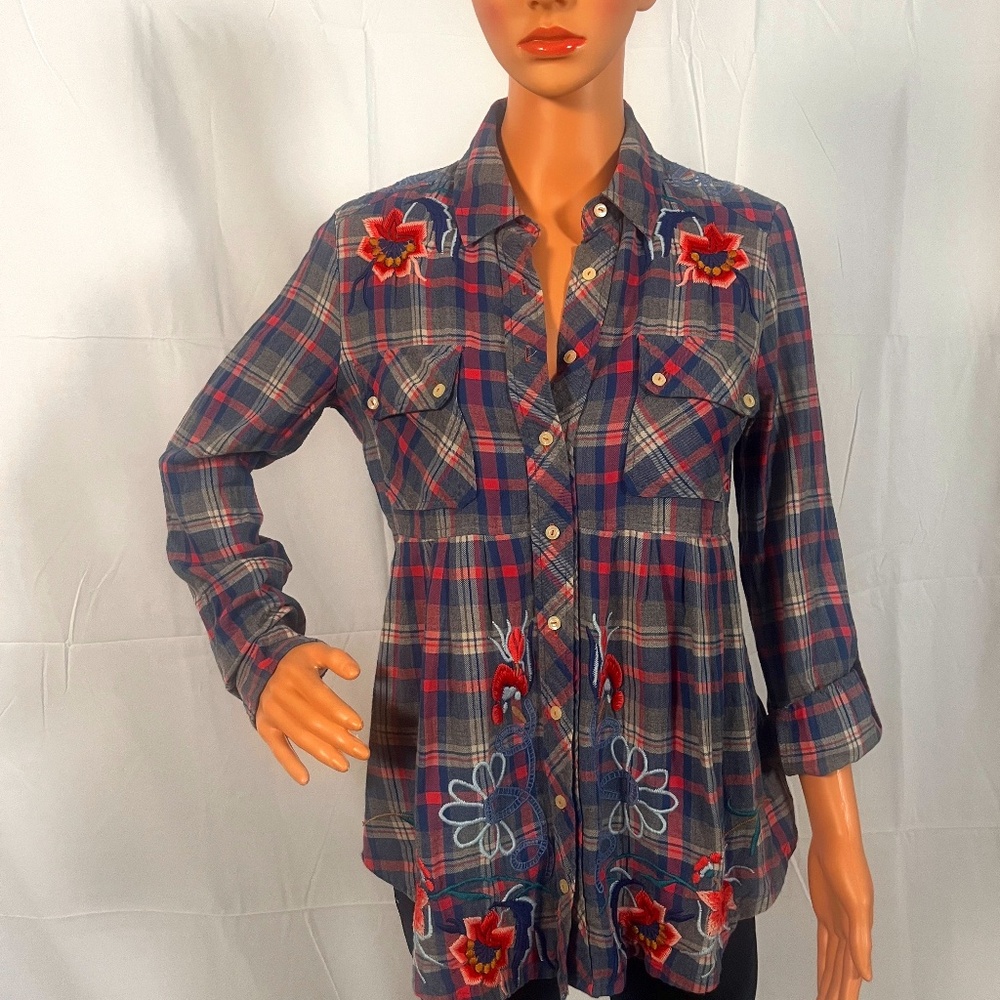 Johnny Was Flannel shirt